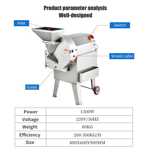 Commercial Vegetable Cutting Machine